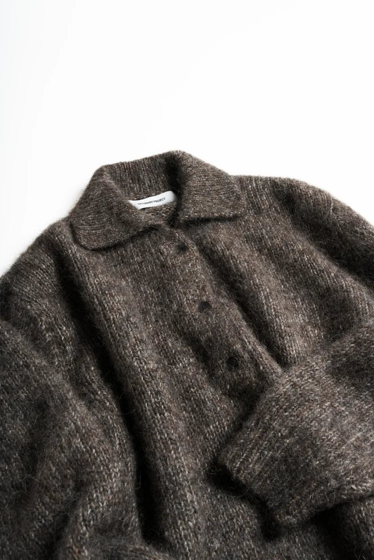 Ashy Brown Alpaca Polo