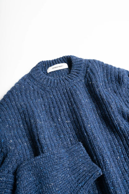 Cobalt Fisherman Knit