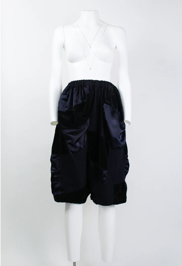 Patchwork Balloon Shorts