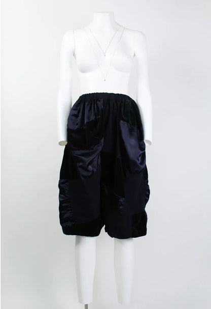 Patchwork Balloon Shorts