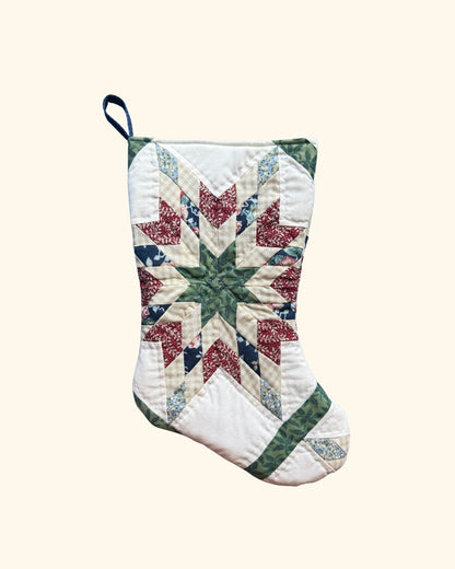 Quilted Starburst Stocking
