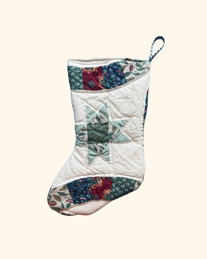 Quilted Patterned Stocking