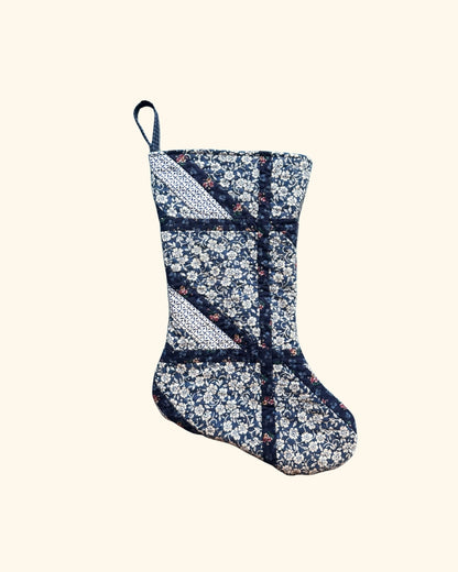 Quilted Floral Stocking