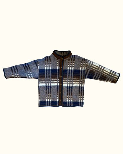 Madras Plaid Coat