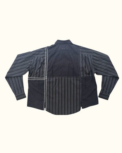 Black/Grey Working Class Button Up