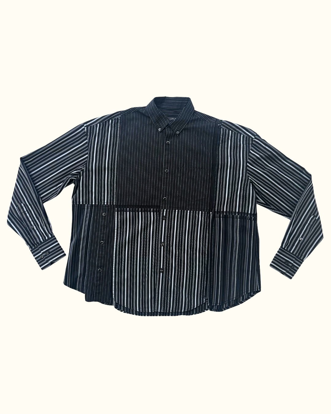 Black/Grey Working Class Button Up