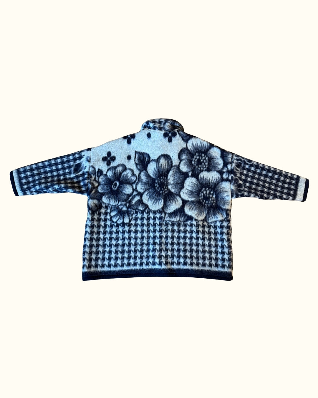 Blue Houndstooth Coat