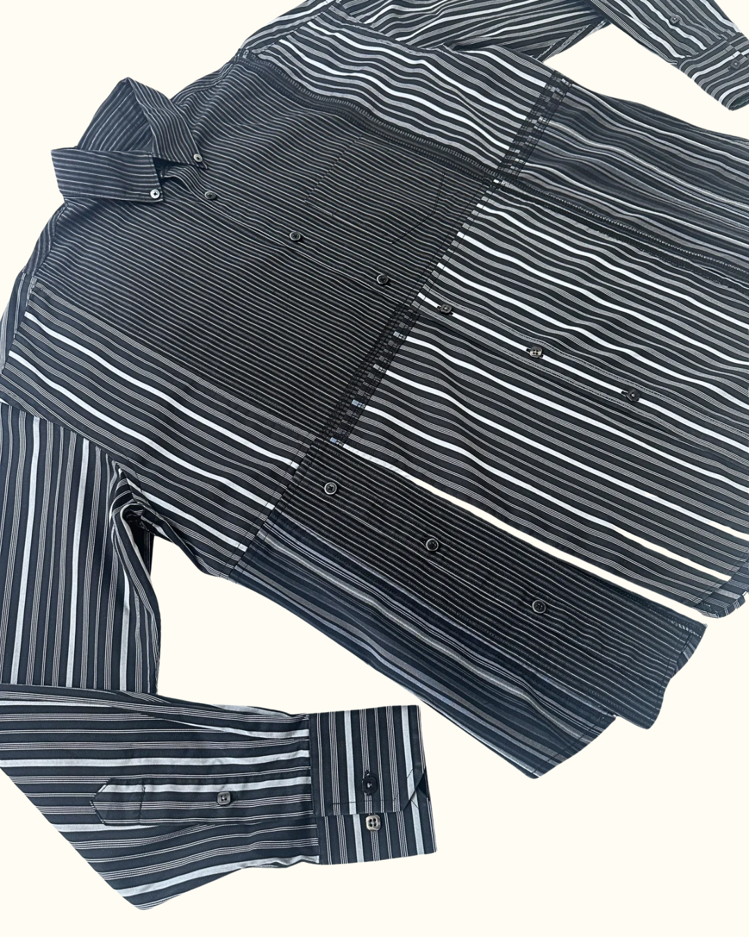 Black/Grey Working Class Button Up