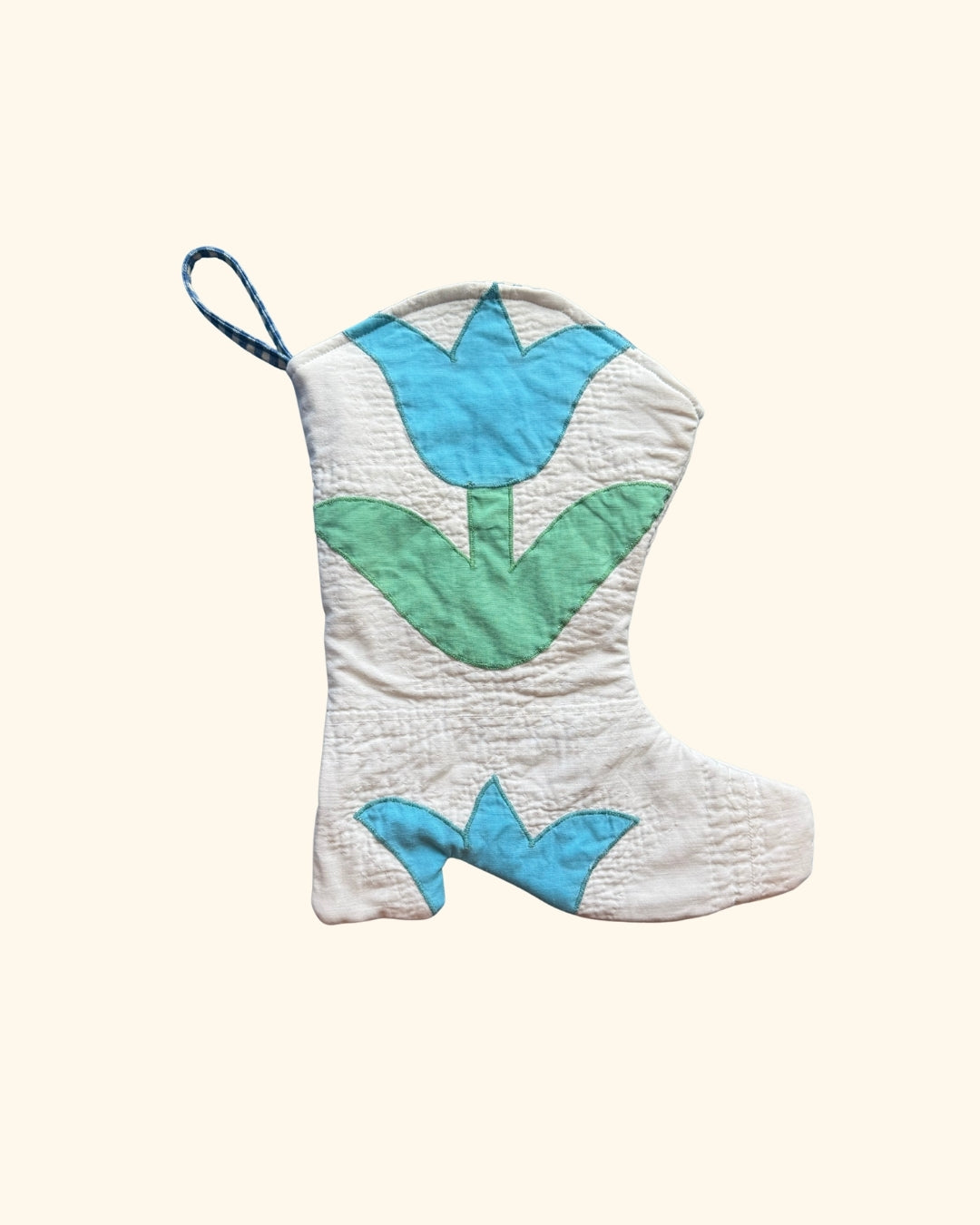 Quilted Tulip Boot Stocking