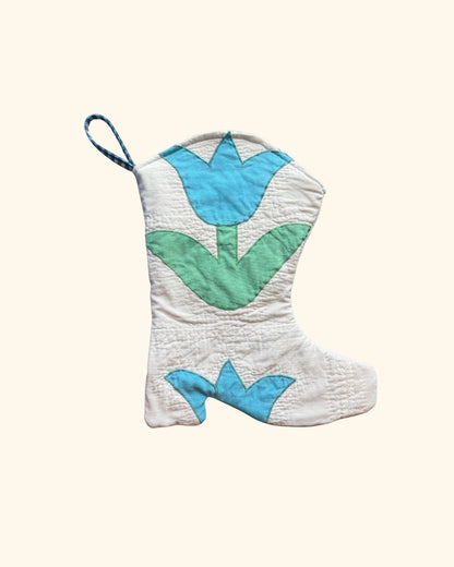 Quilted Tulip Boot Stocking