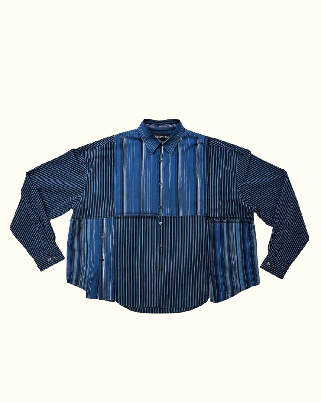 Blue Stripe Working Class Button Up