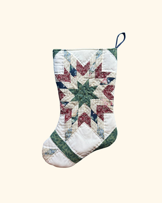 Quilted Starburst Stocking