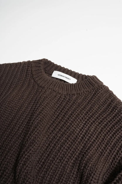 Chestnut Fisherman Knit