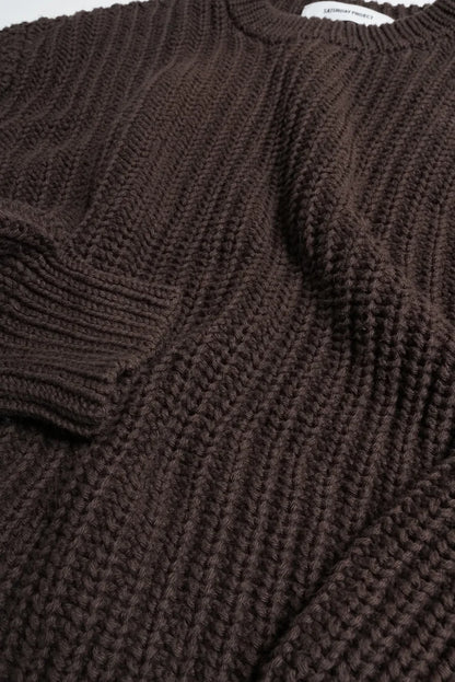 Chestnut Fisherman Knit