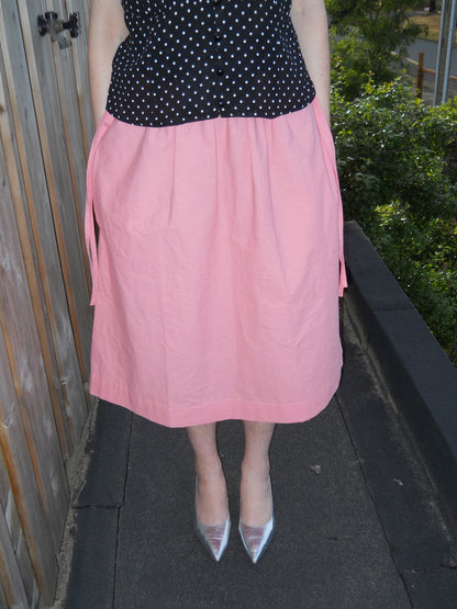 Hot Pink Midi Skirt