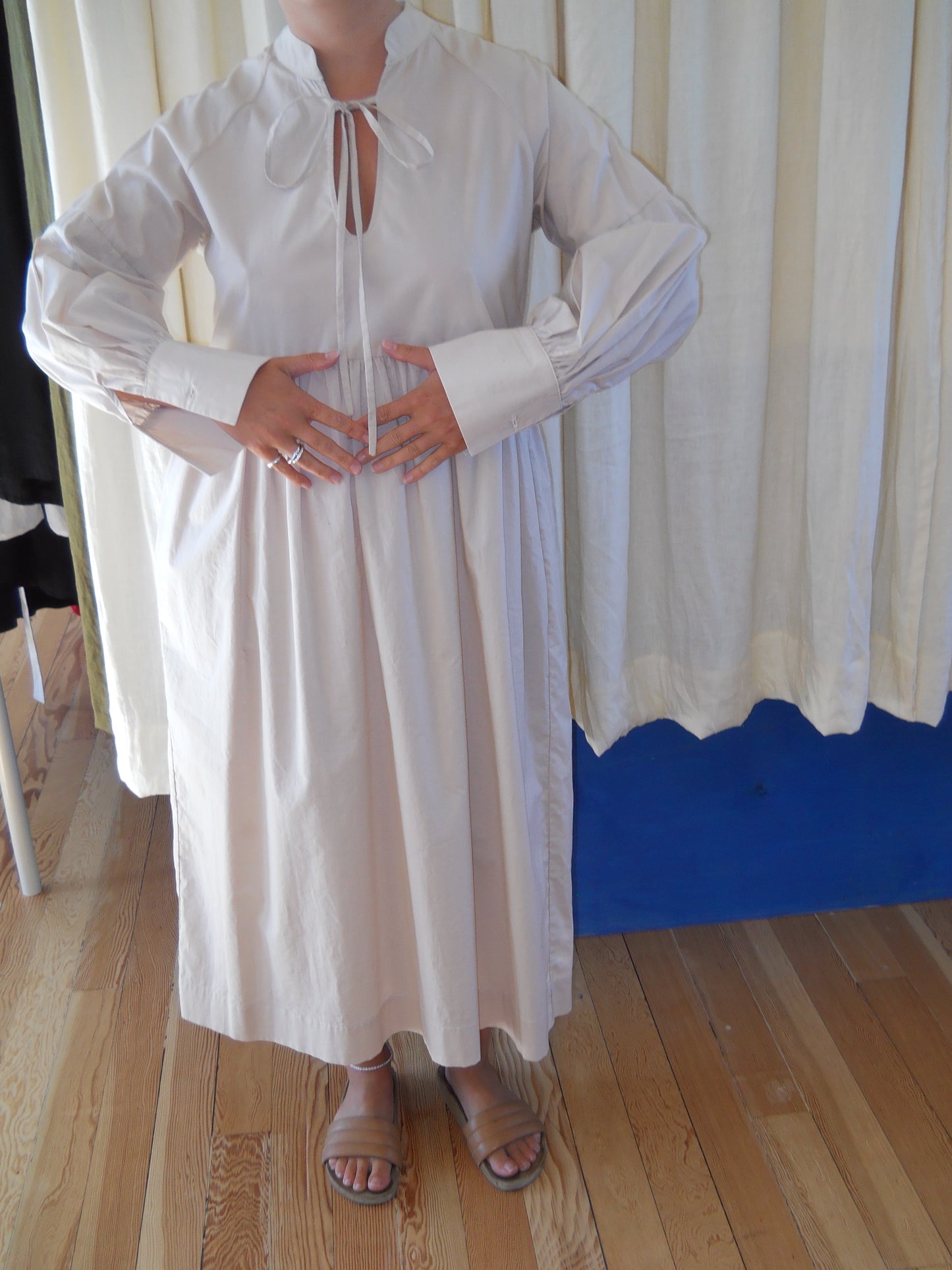 Taupe House Dress