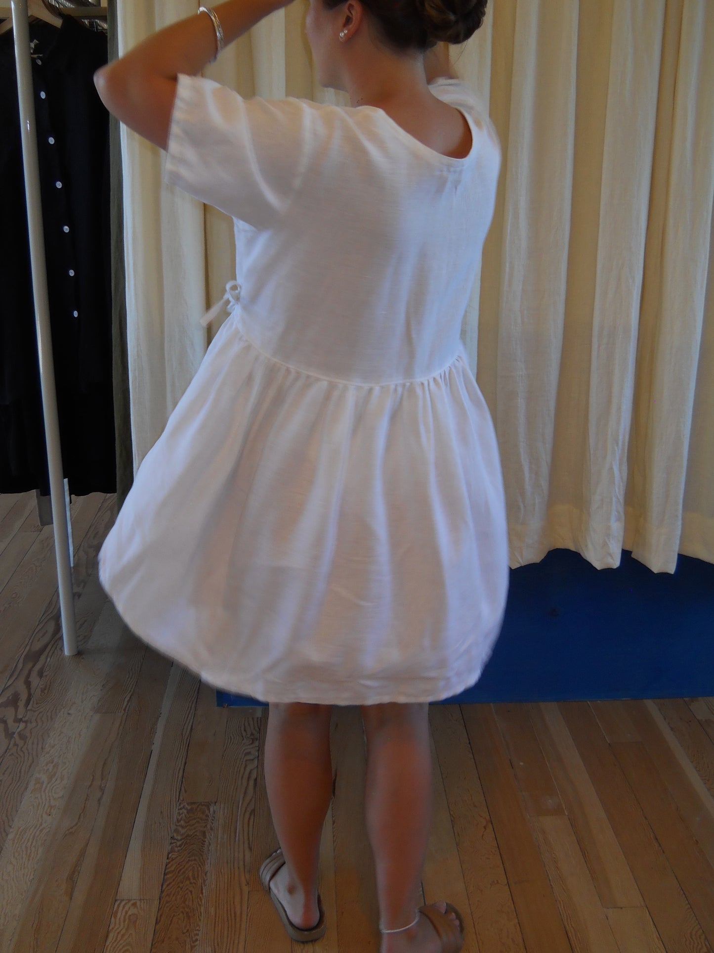 White Mini Hawthorn Dress
