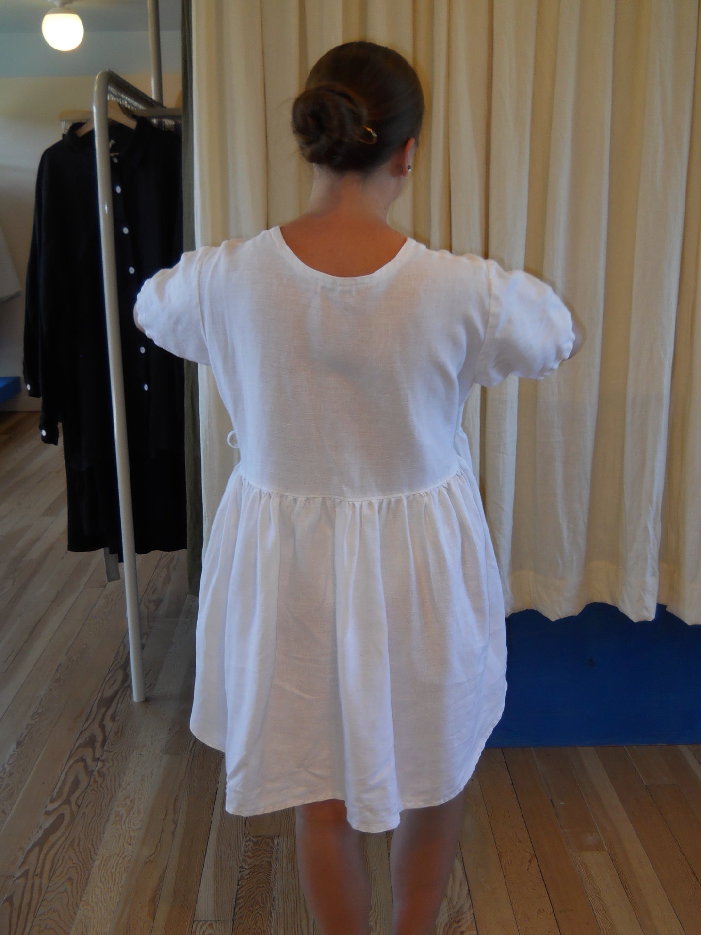 White Mini Hawthorn Dress