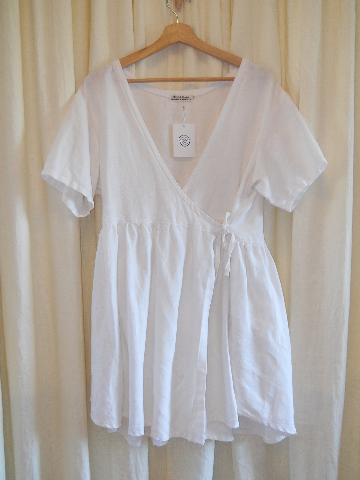 White Mini Hawthorn Dress