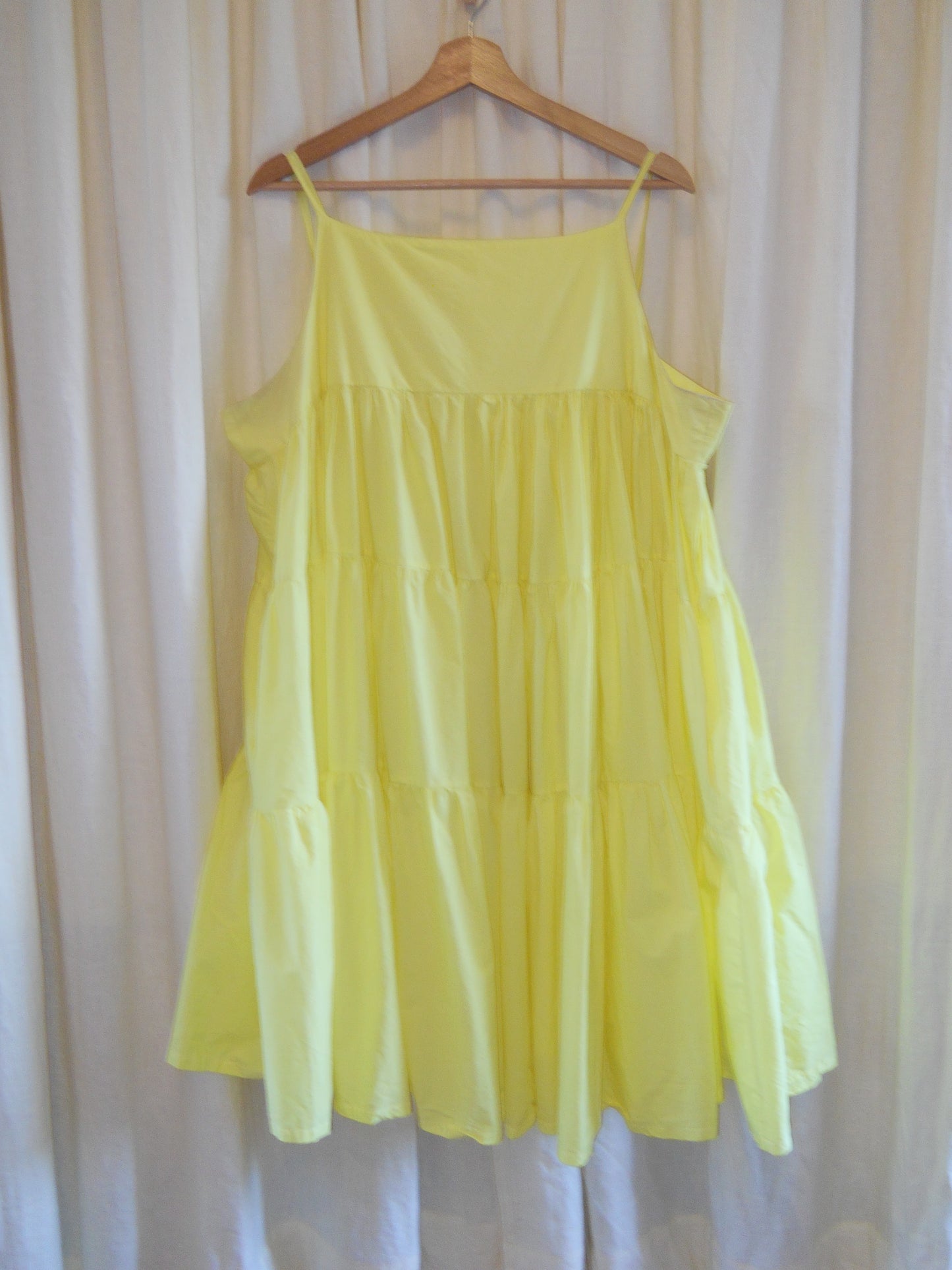 Hand Dyed Yellow Celia Dress