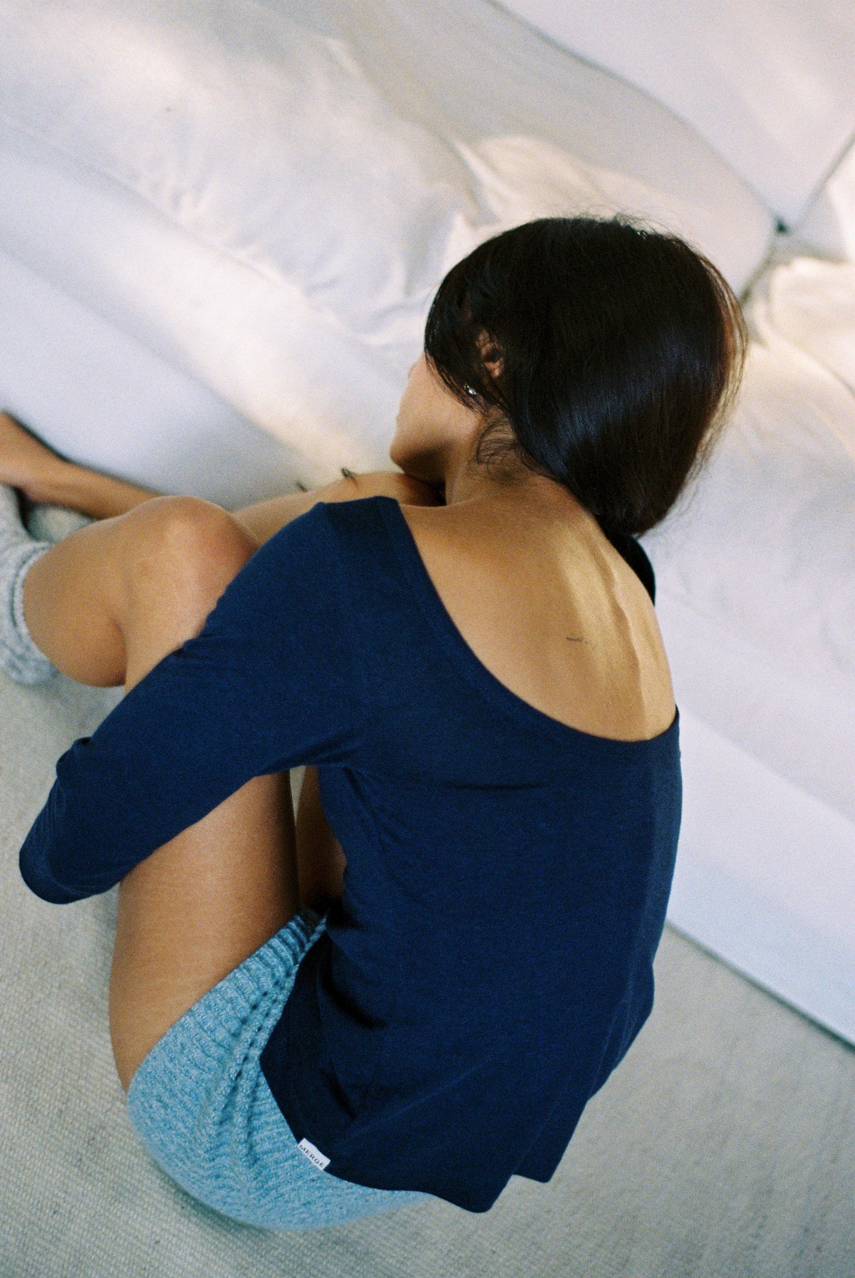 Navy Mid Sleeve