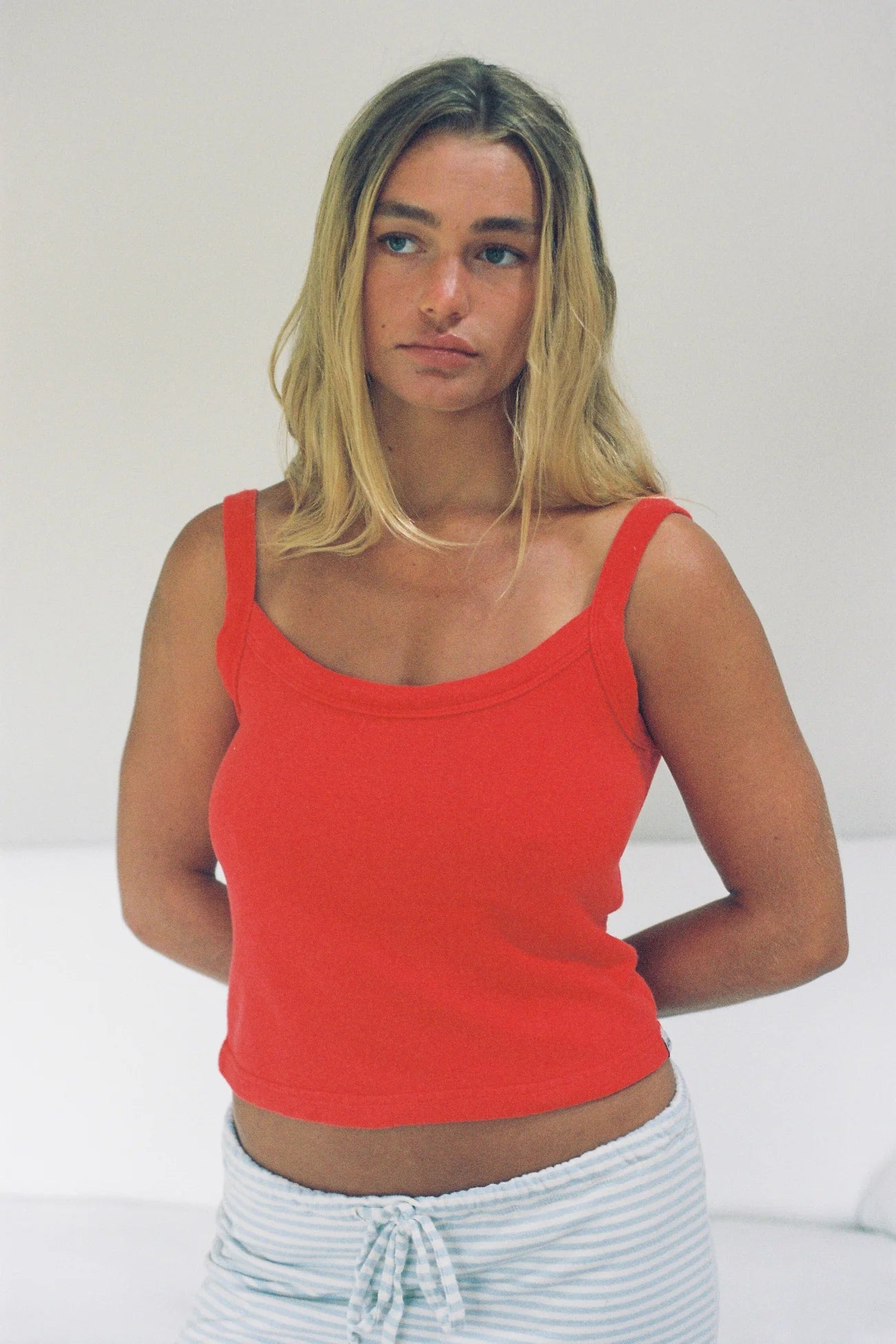 Poppy Red Breeze Tank