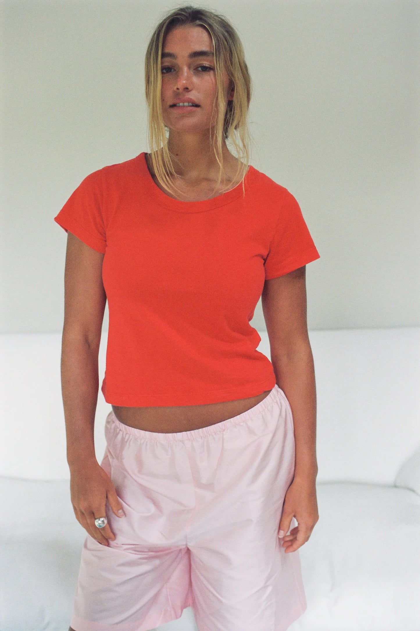 Poppy Red Mini Tee
