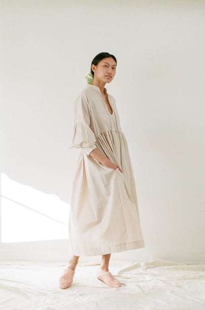 Taupe House Dress
