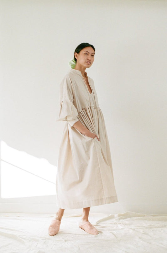 Taupe House Dress