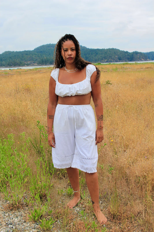 White Daydreamer Short