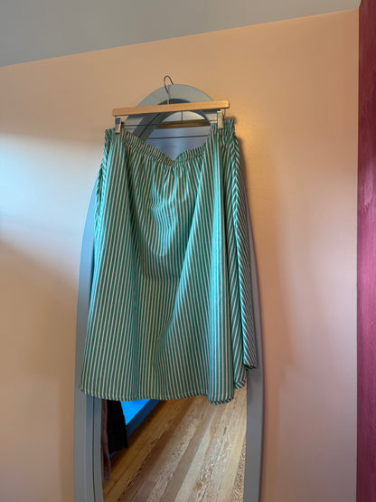 Peppermint Stripe Eva Midi Skirt