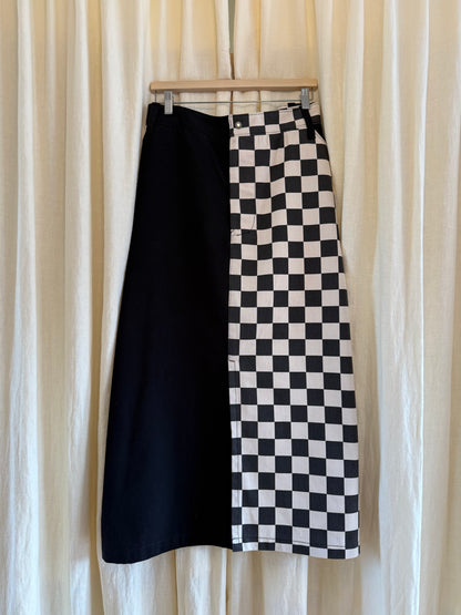 B/W Checkered Jennifer Skirt