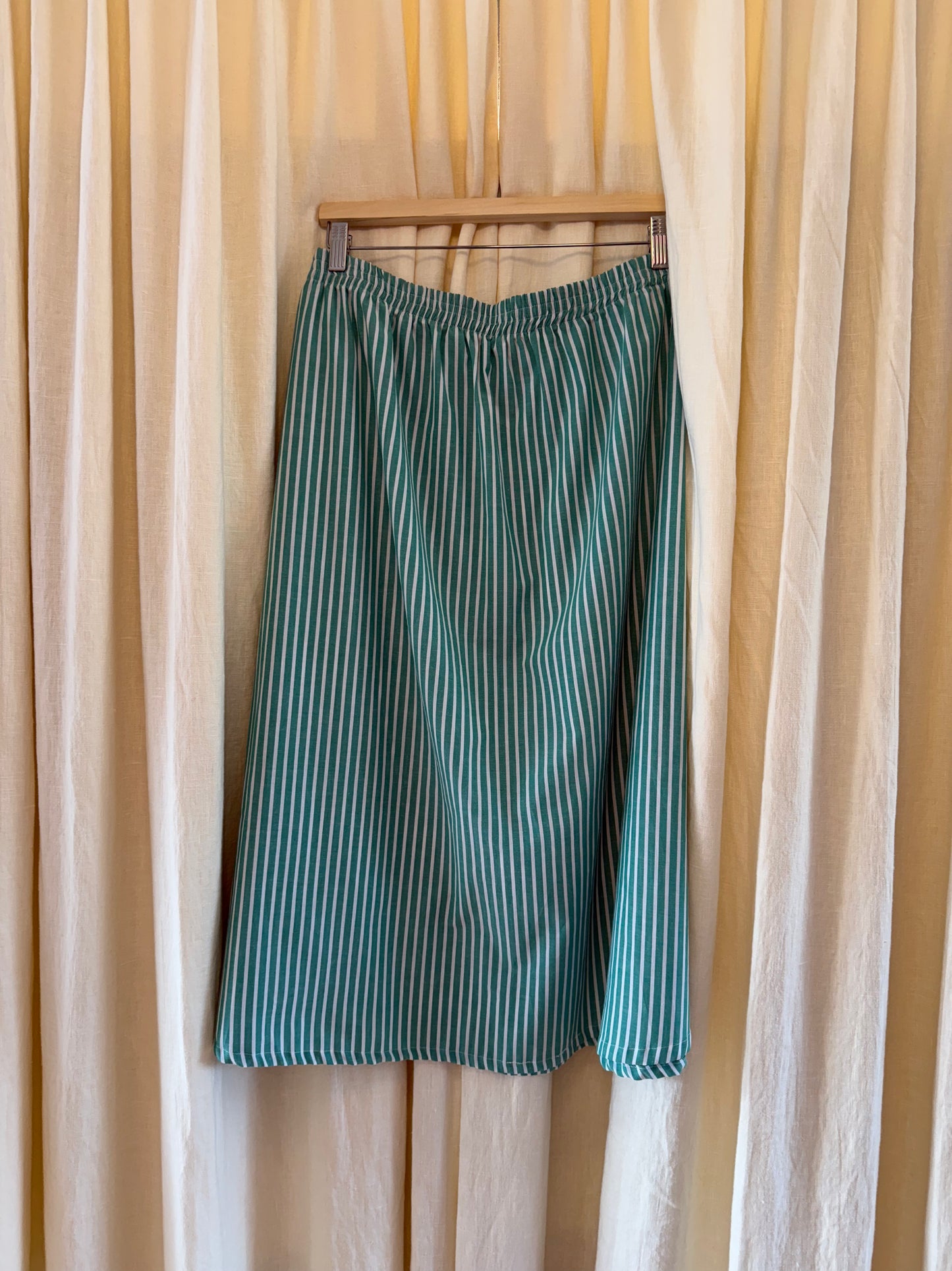 Peppermint Stripe Eva Midi Skirt