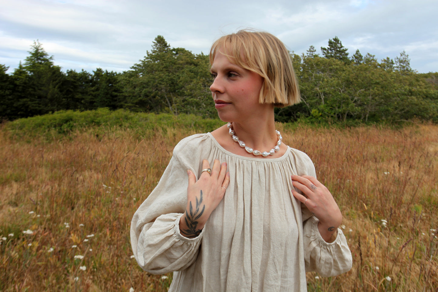 Large White Baroque Collar