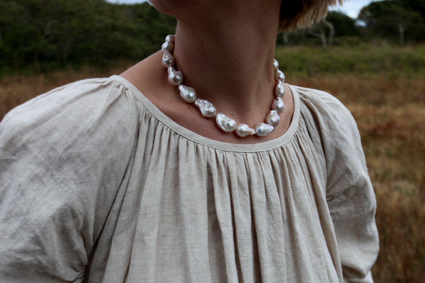 Large White Baroque Collar
