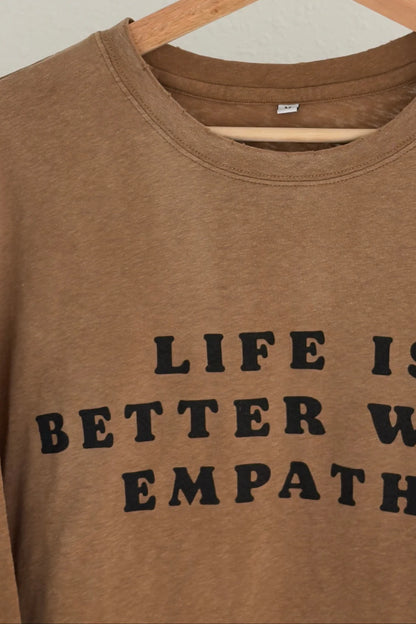 Tan Empathy Tee