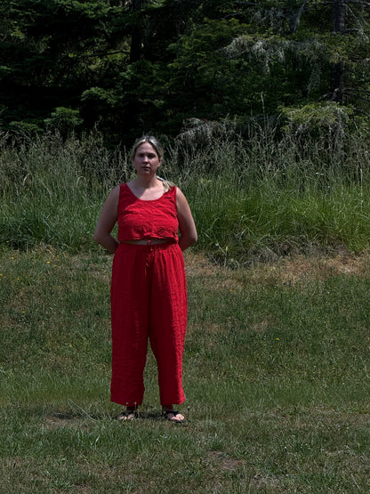 Red August Pant