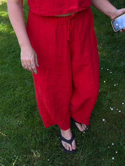 Red August Pant