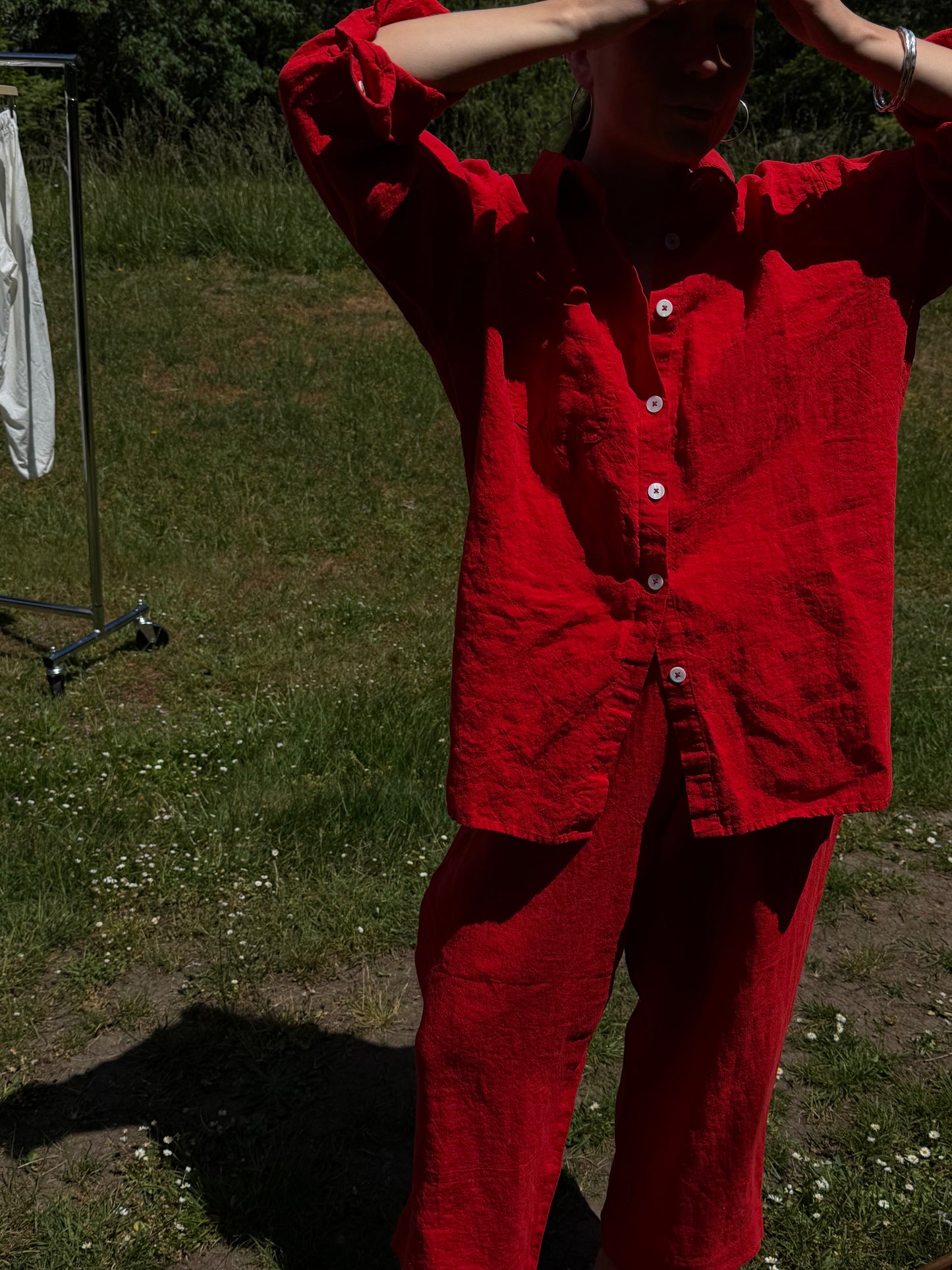 Red August Pant