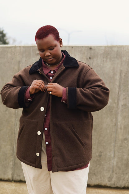 Espresso/Black Hearth Coat