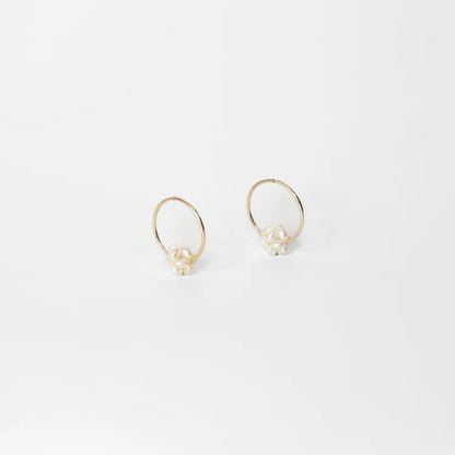 Pearl Pom Pom Hoop