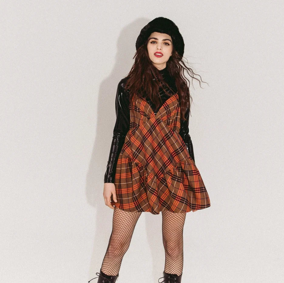 Plaid Mini Dress
