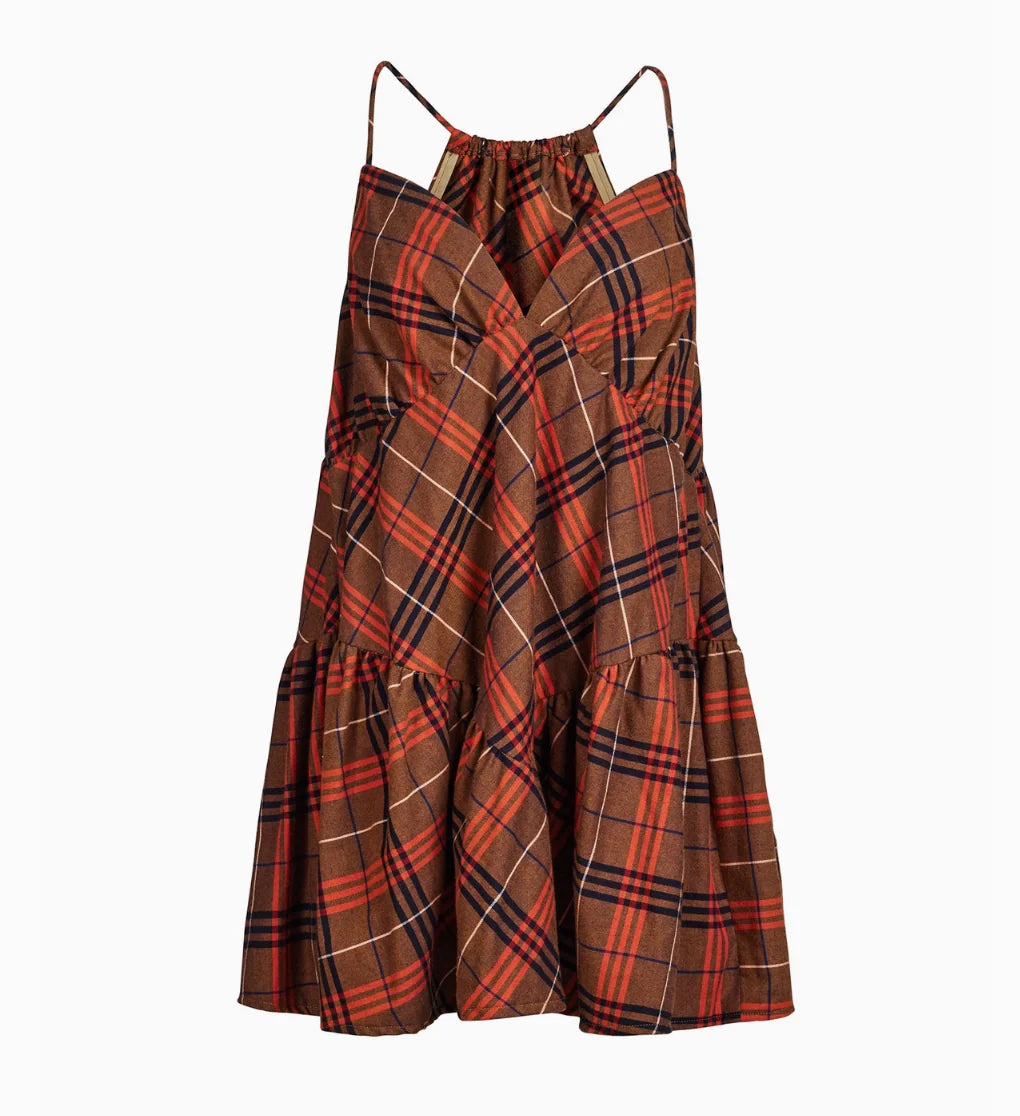 Plaid Mini Dress