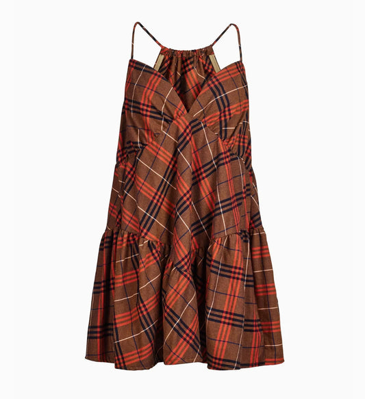 Plaid Mini Dress