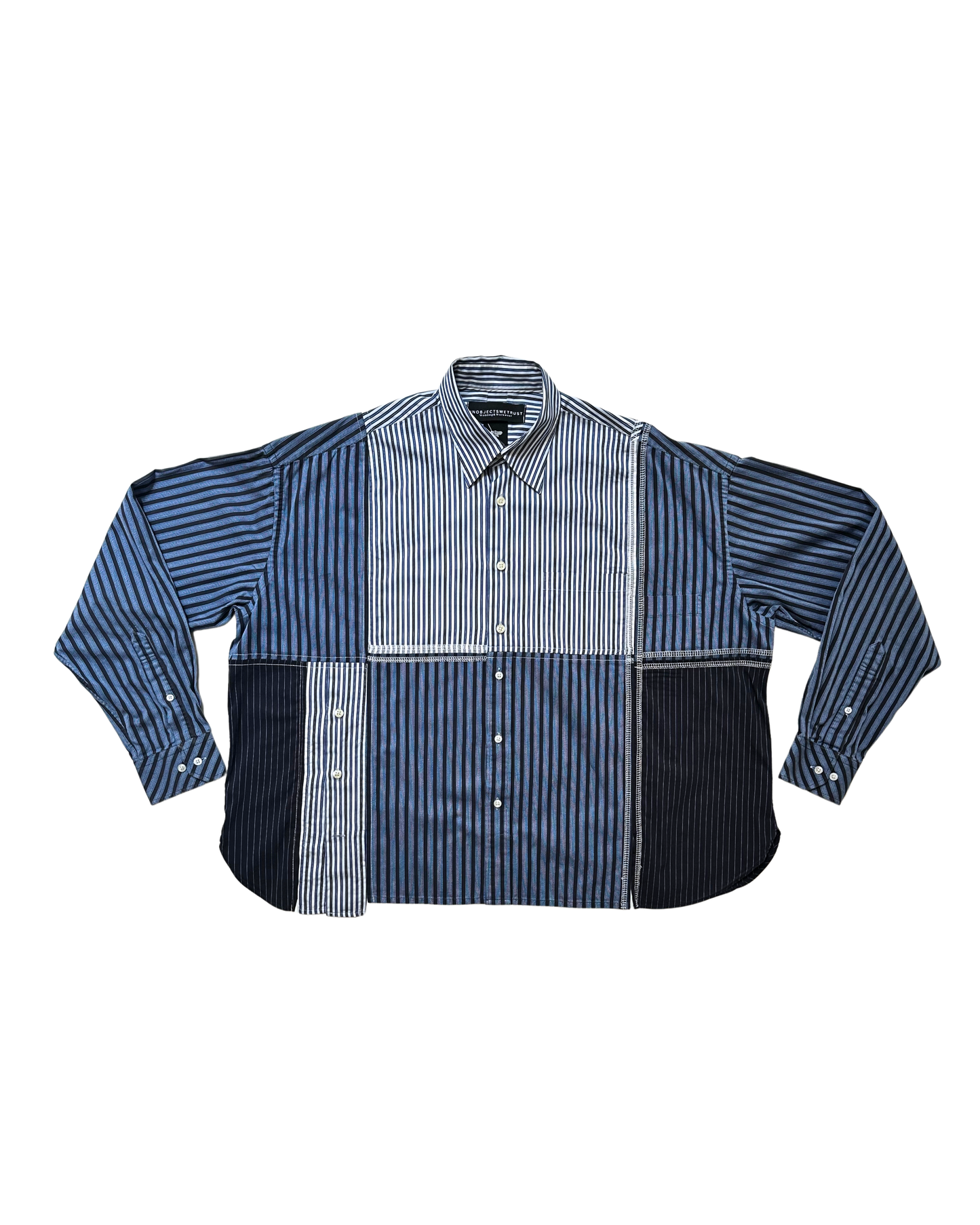 Dark Blue Working Class Button Up