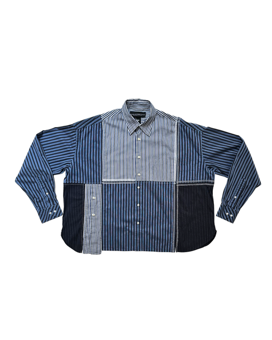 Dark Blue Working Class Button Up