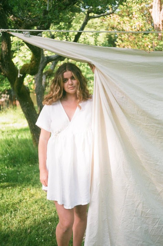 White Mini Hawthorn Dress