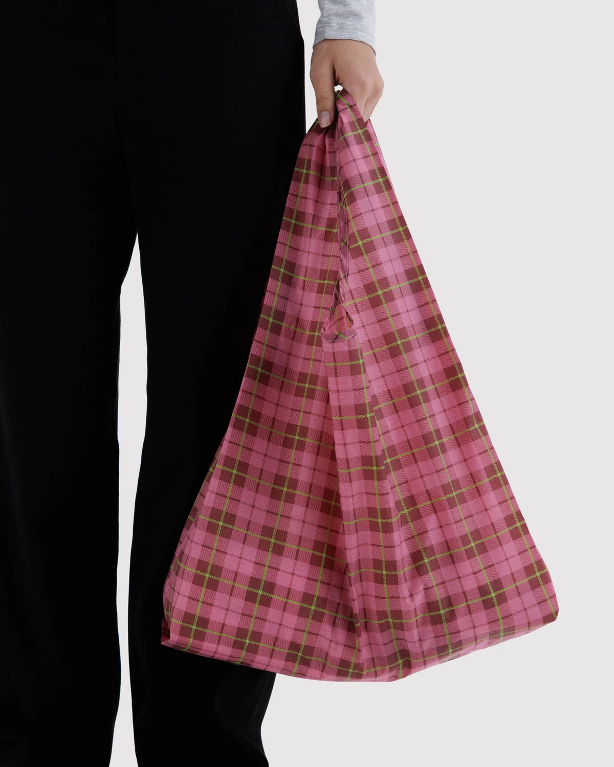 Pink Tartan Standard Baggu