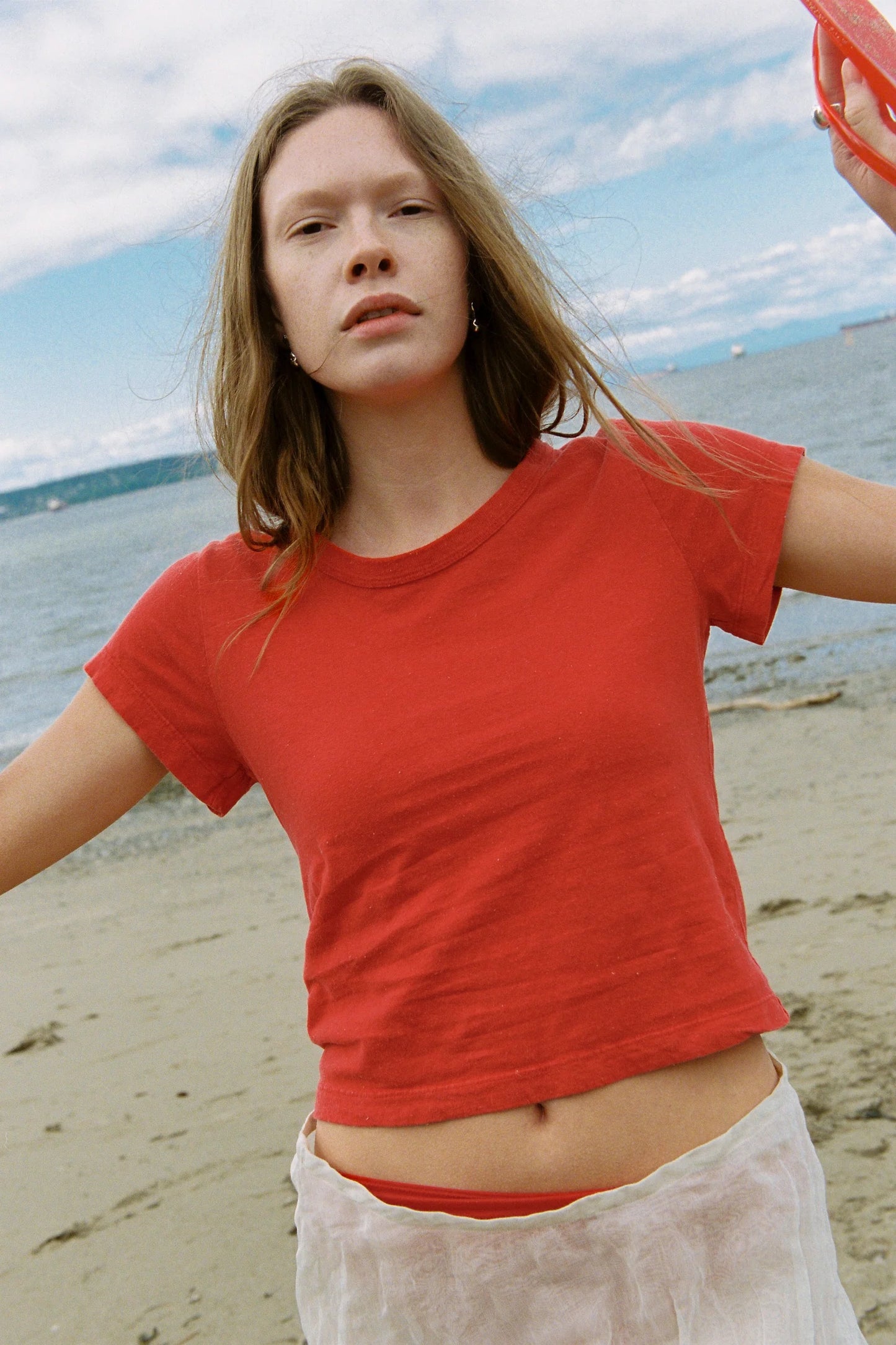 Poppy Red Mini Tee