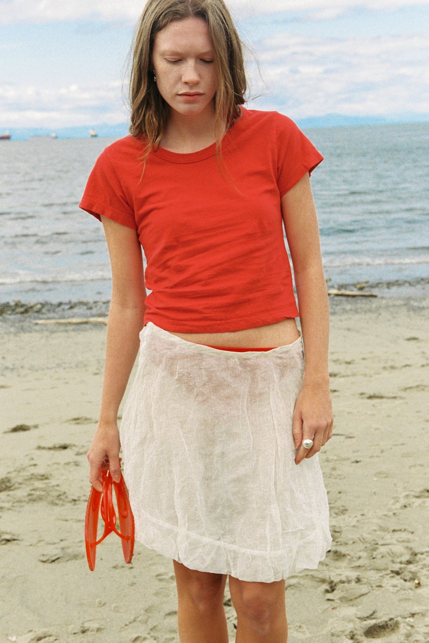 Poppy Red Mini Tee